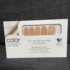 2/$10 Color Street Nail Strips in Soft Beige